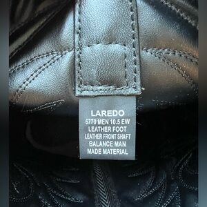 Vintage black cowboy boots